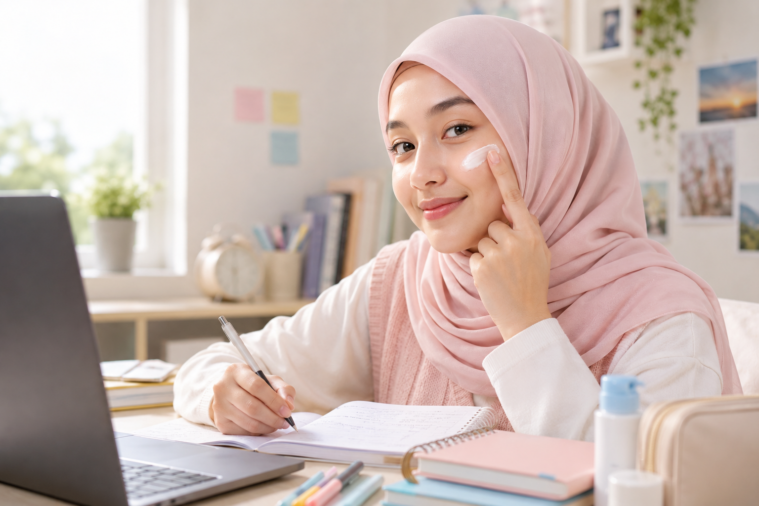 skincare untuk pelajar yang sibuk